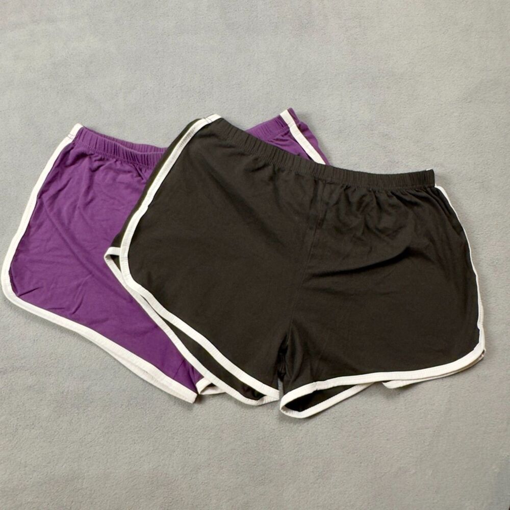 Women's Cotton Gym Yoga Summer Running Active Dance Elastic Shorts XL